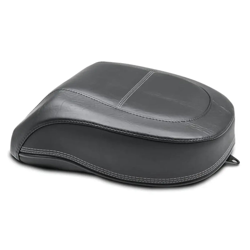 Mustang Standard Touring Passenger Seat for Harley 18-25 Softail Heritage / Deluxe / Black / Tripple Stitch / Recessed  - Customhoj