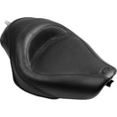 Mustang Standard Touring Solo Seat for Harley 04-22 XL Sportster with 17 liter tank / Plain / Without backrest  - Customhoj