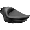 Mustang Standard Touring Solo Seat for Harley 04-22 XL Sportster with 7.9 / 12.5 liter tank / Plain / Without backrest  - Customhoj