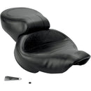 Mustang Wide Touring 2-Up Seat for Harley 04-05 Dyna / Plain  - Customhoj