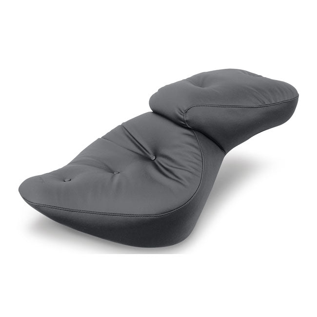 Mustang Wide Touring 2-Up Seat for Harley 07-17 Softail Fat Boy / Regal  - Customhoj