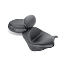 Mustang Wide Touring 2-Up Seat for Honda 02-09 VTX 1300 Retro / S / T / Plain / With backrest  - Customhoj