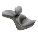 Mustang Wide Touring 2-Up Seat for Yamaha 98-10 Dragstar XVS 650 Classic / Plain / With backrest  - Customhoj