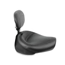 Mustang Wide Touring Solo Seat for Harley 82-03 XL Sportster with 7.9 / 12.5 liter tank / Plain / With backrest  - Customhoj
