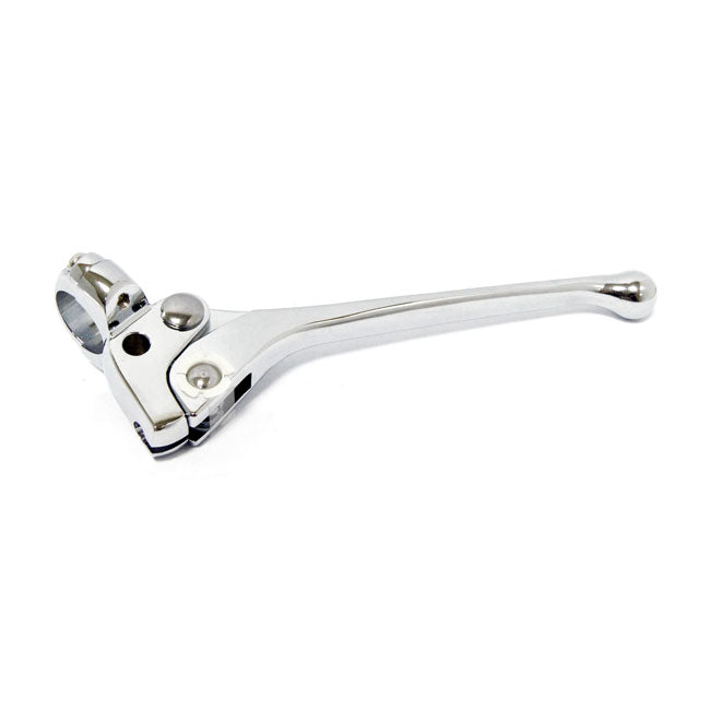 OEM Style Complete Mechanical Clutch / Brake Lever for Harley 5/16" (replaces OEM 45002-65A) / Chrome