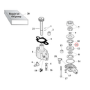 Oil Pump Parts Diagram Exploded View for 77-90 Harley Sportster 11) 77-90 XL. James rubber oil seal, outer plate. Replaces OEM: 12036A