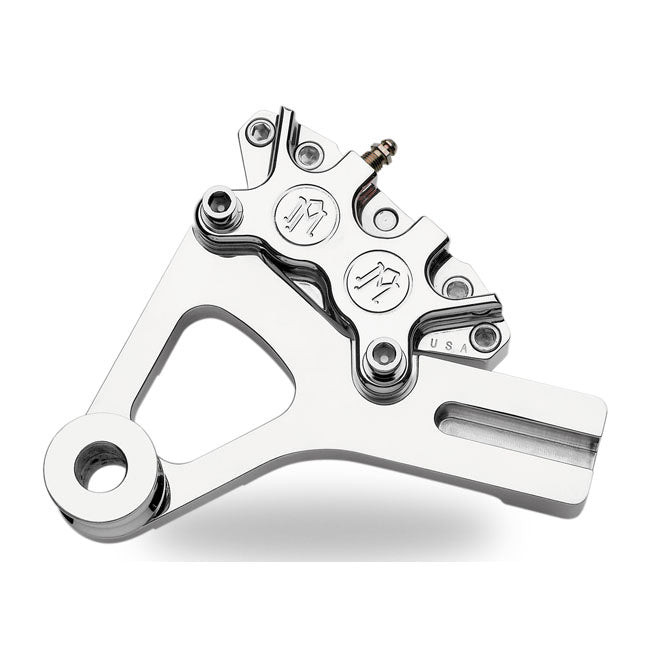 Performance Machine Caliper Mount 00-05 Dyna / Chrome Performance Machine 125x4R Brake Caliper Rear Bracket Customhoj