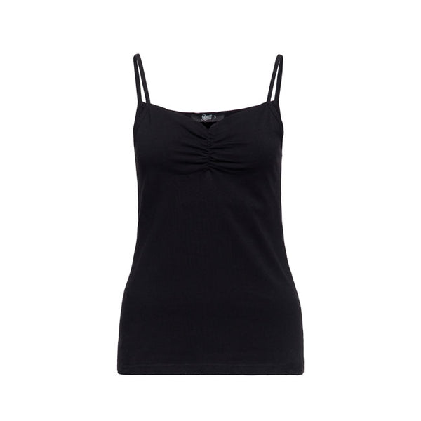 Queen Kerosin Basic Top Black / XS