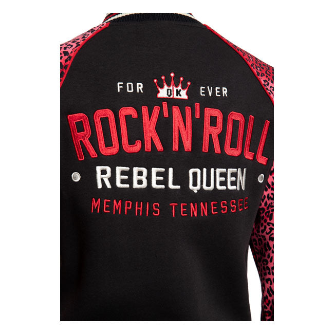 Queen Kerosin Rock N Roll Jacket Panther Print