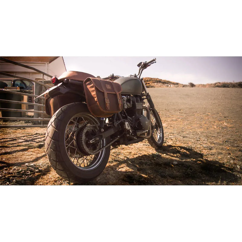Longride Pannier Universal 18L Throw-Over -moottoripyörän satulalaukkusetti