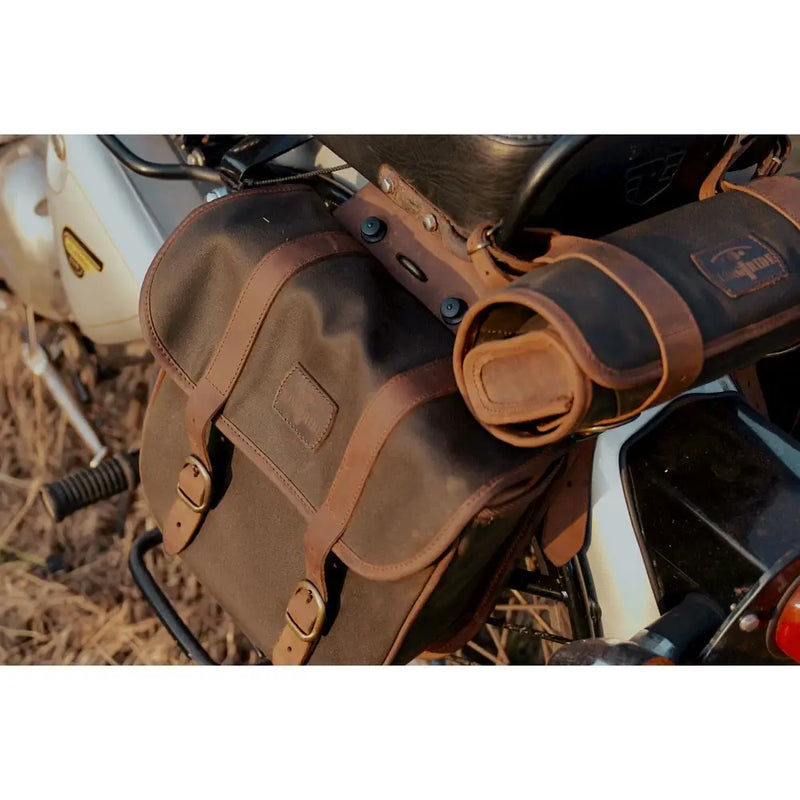 Longride Pannier Universal 18L Throw-Over -moottoripyörän satulalaukkusetti