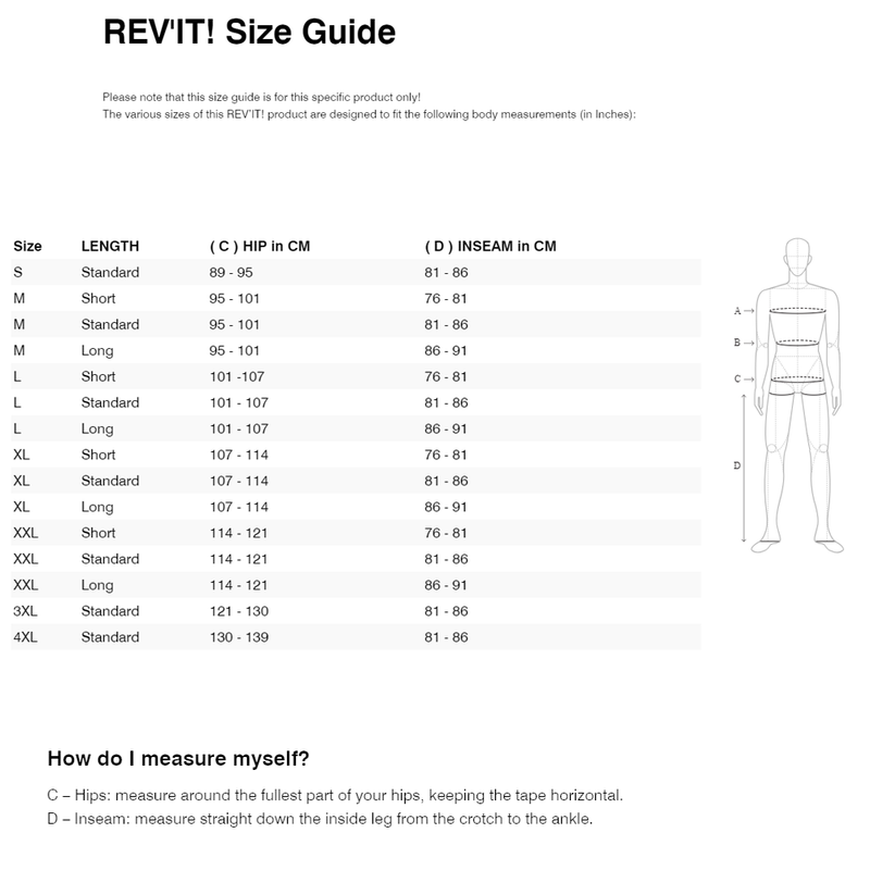 REV'IT! Alpinus GTX Motorcycle Pants Black