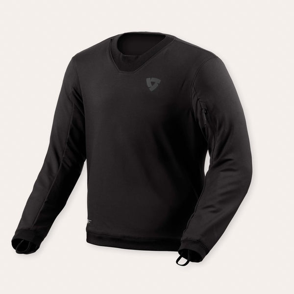 REV'IT! Crux Motorcycle Sweater Black / S  - Customhoj