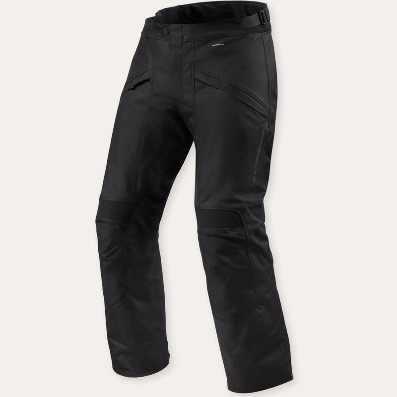 REV'IT! Factor 5 H2O Motorcycle Pants Black / XS / Short  - Customhoj