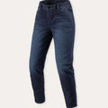 REV'IT! Harper Tapered Ladies Motorcycle Jeans Dark Blue Used / 26 / 30  - Customhoj