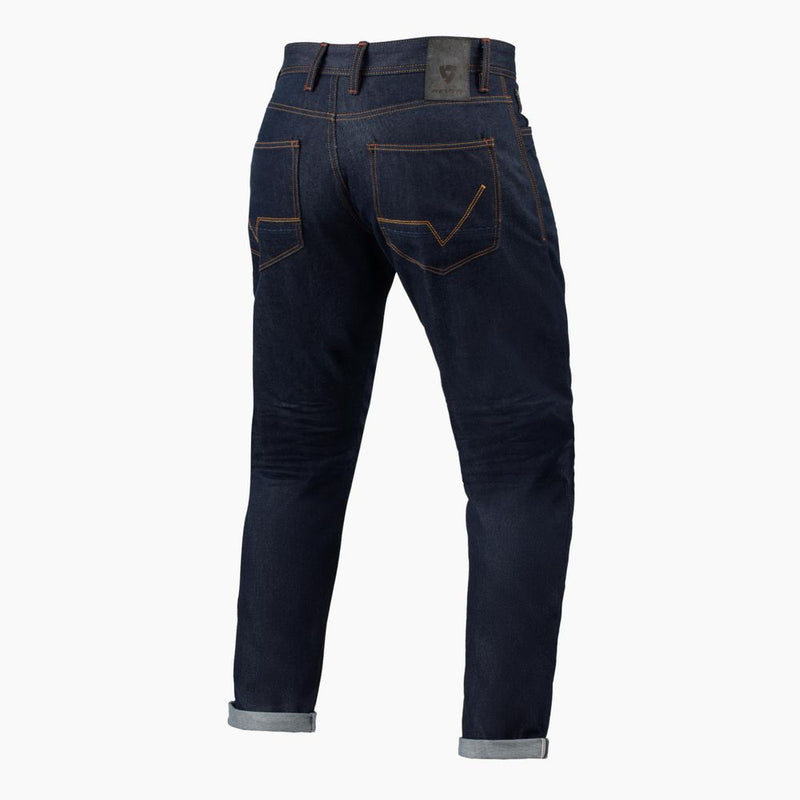 REV'IT! Lewis Selvedge TF Motorcycle Jeans Dark Blue