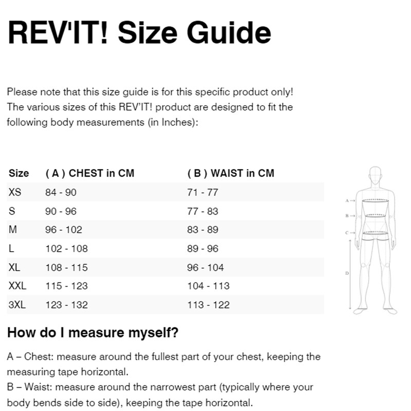 REV'IT! Nitric 4 H2O Motorcycle Rain Jacket