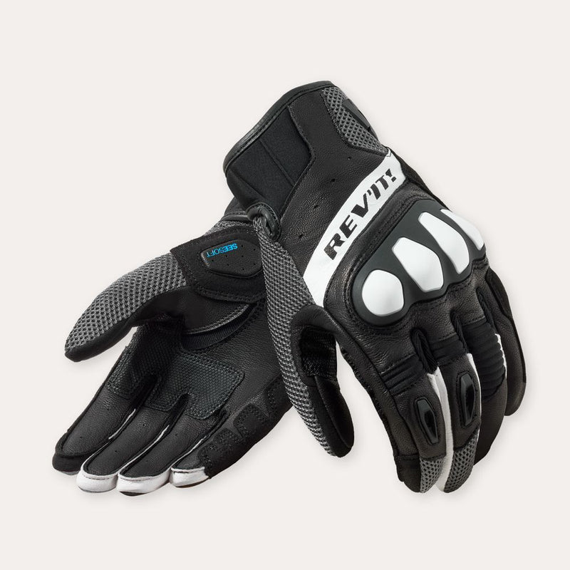 REV'IT! Ritmo Motorcycle Gloves Black/Grey / S  - Customhoj