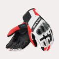 REV'IT! Ritmo Motorcycle Gloves Black/Neon Red / S  - Customhoj