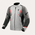 REV'IT! Undulate H2O Motorcycle Jacket Silver/Grey / S  - Customhoj