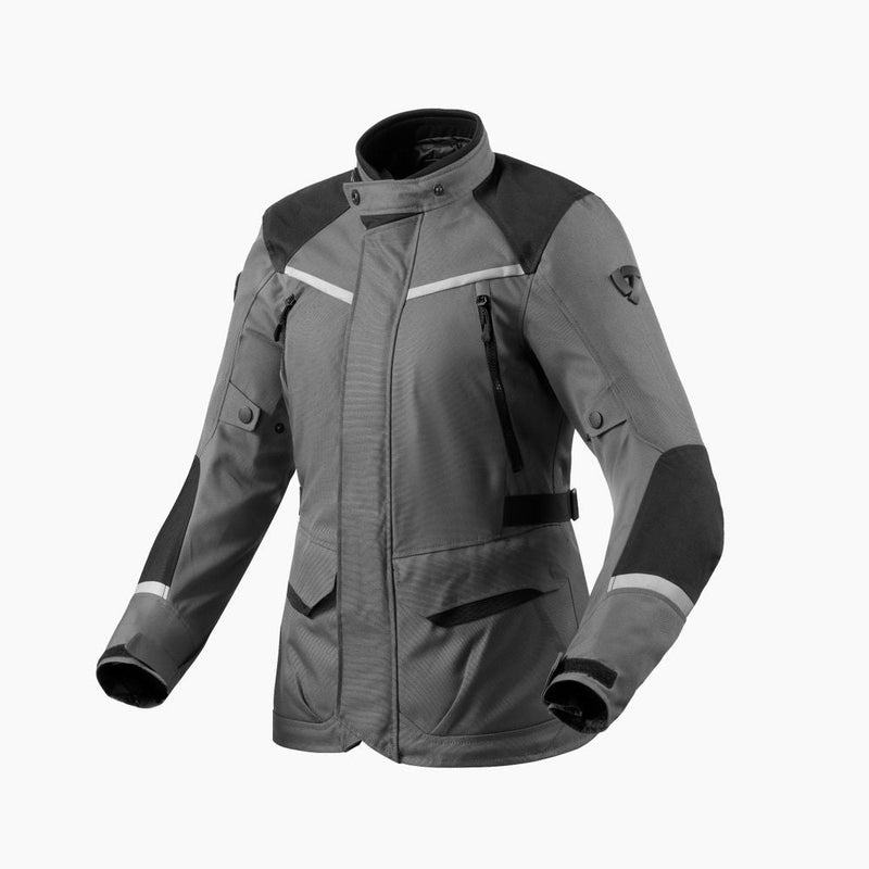 REV'IT! Voltiac 3 H2O Ladies Motorcycle Jacket Grey/Black / 34