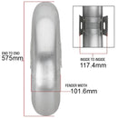 Ribbed Narrow Glide Motorcycle Front Fender 19/21" for Harley XL FX