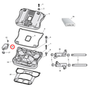 Rocker Box Parts Diagram Exploded View for 04-22 Harley Sportster