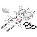 Rocker Box Parts Diagram Exploded View for Harley Shovelhead