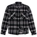 Roeg Blaze Flannel Shirt Black / S  - Customhoj