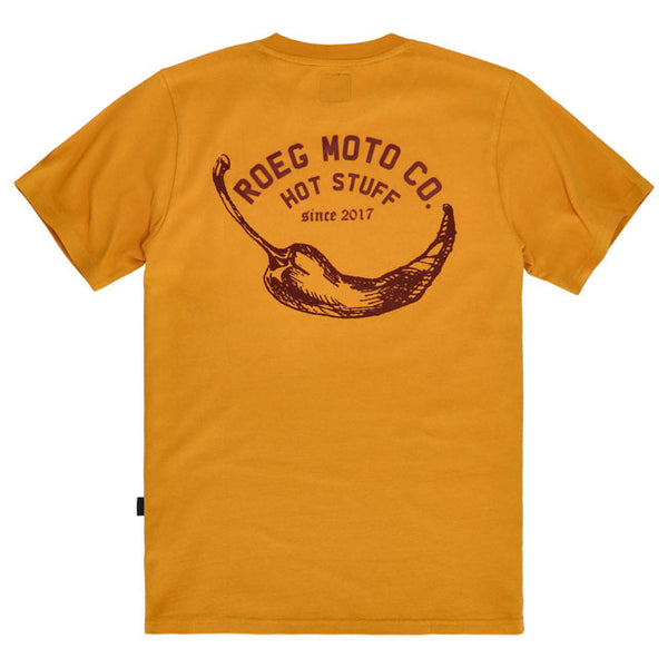 Roeg Pepper T-Shirt Ochre / S  - Customhoj