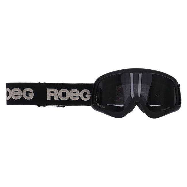 Roeg Peruna Motorcycle Goggles Black  - Customhoj