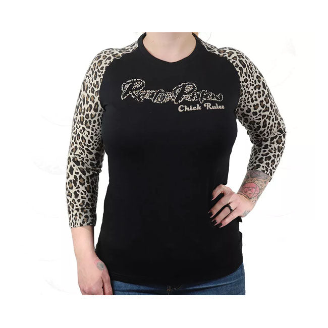 Rusty Pistons Nocatee Ladies Longsleeve Black / XS