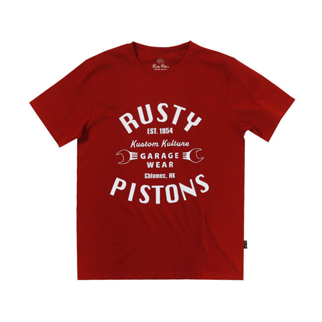 Rusty Pistons Vista T-Shirt Bordeaux / S