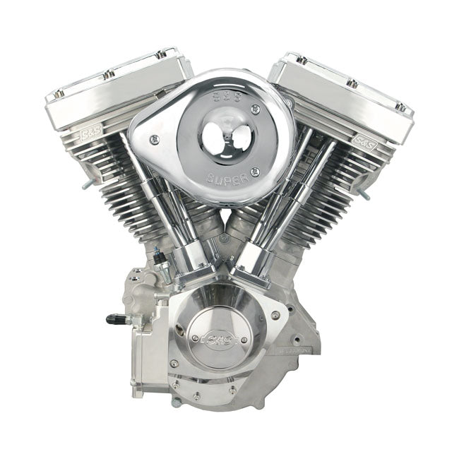 S&S 124" V124 Complete Assembled Engine Natural