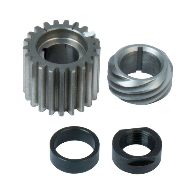 S&S 39-E77 Pinion Shaft Gear Kit 54-65 Panhead (Color code White / Small)