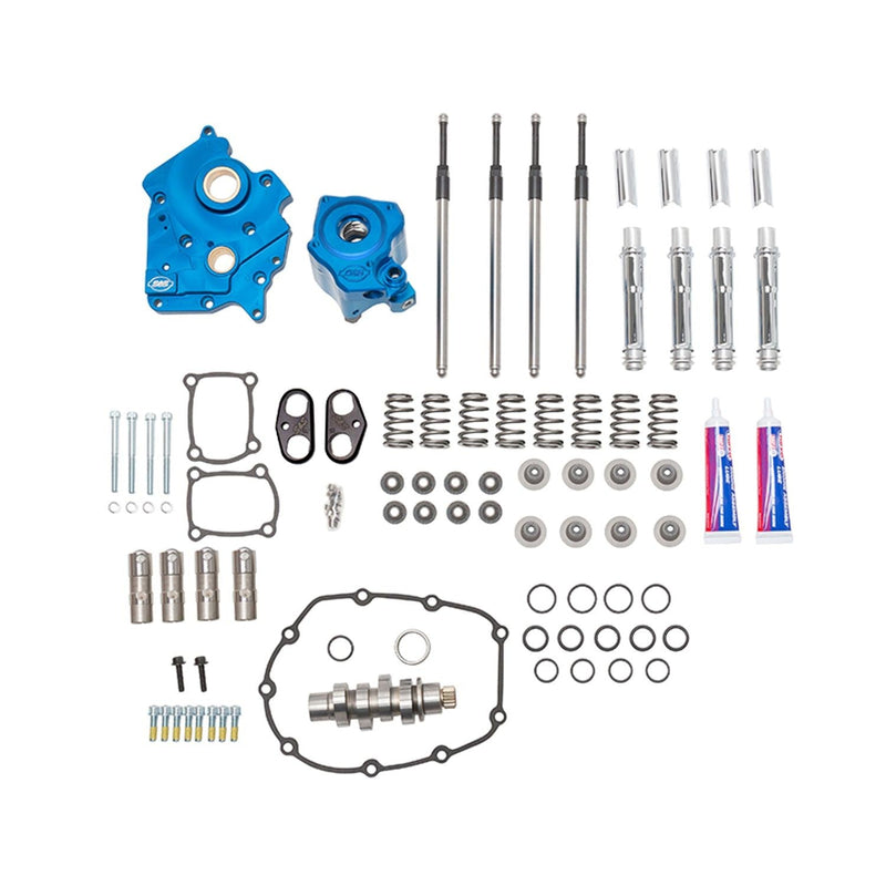 S&S Cam Chest Kit for Harley Milwaukee Eight 17-23 M8 Oil Cooled / 540C Chain Drive Cam / Chrome