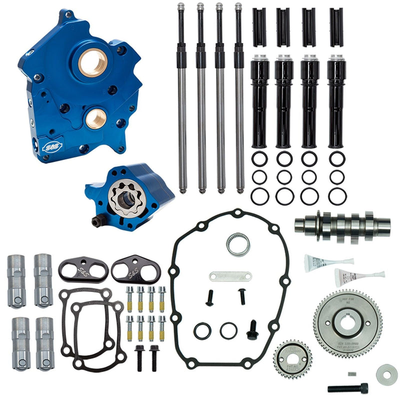 S&S Cam Chest Kit for Harley Milwaukee Eight 17-23 M8 Twin Cooled / 475G Gear Drive Cam / Black