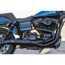 S&S Qualifier Stainless Steel 2-into-1 Exhaust System for Harley 06-07 Dyna / Black  - Customhoj