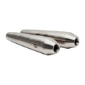 S&S Race Slip-On Mufflers for Royal Enfield 19-24 Continental GT / Interceptor 650 / Chrome