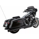 S&S Sidewinder 2-into-1 Exhaust System for Harley 17-24 Touring / Black / With high-flow catalytic converter (non-ece)  - Customhoj
