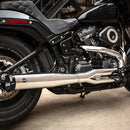 S&S SuperStreet 2-into-1 Exhaust System for Harley 18-24 Softail (excl. FXLRST / FLSB / FXBR / FLFB) / Chrome / Without catalytic converter  - Customhoj