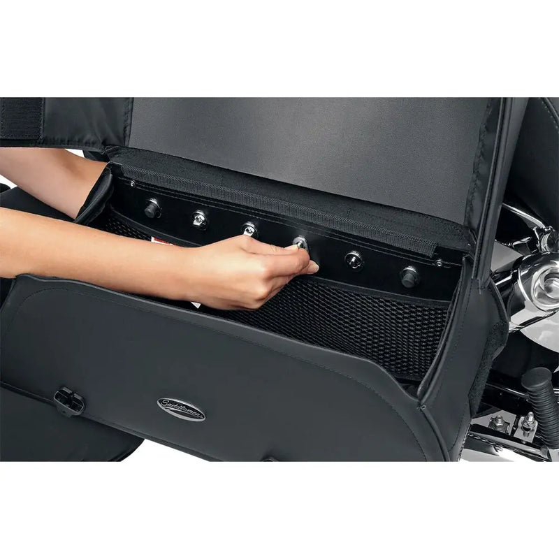 Saddlemen Drifter Extra Jumbo Throw-Over Motorcycle Saddlebag Set  - Customhoj