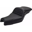 Saddlemen Explorer Touring Seat for Harley 04-22 XL Sportster (with 17 liter tank) / Studded / Without Backrest  - Customhoj