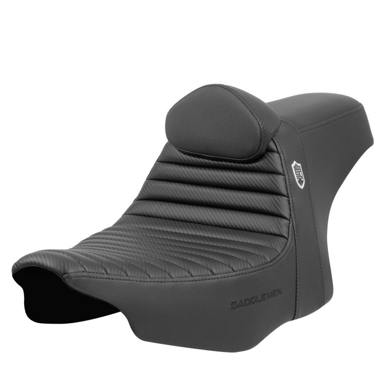 Saddlemen Pro SDC Performance Gripper Tuck-n-Roll Seat for Harley 24-25 Touring Road Glide / Street Glide / With backrest  - Customhoj