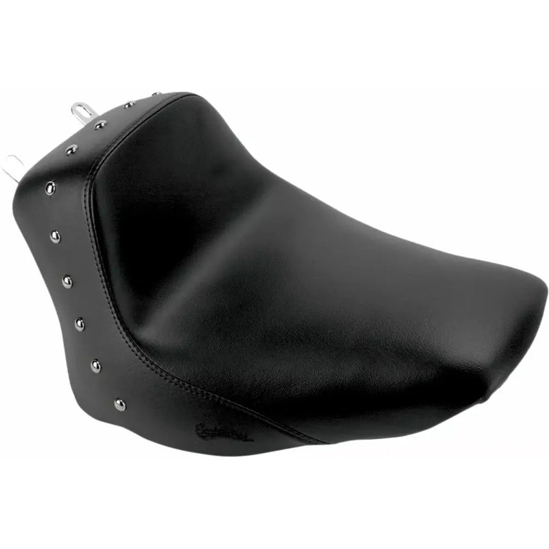 Saddlemen Renegade Heels Down Solo Motorcycle Seat for Harley 06-17 Softail Deluxe / Heritage Classic / Studded / Without Backrest  - Customhoj