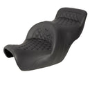 Saddlemen Roadsofa Lattice Stitch Seat for Honda 88-00 GL1500 Goldwing / Black / Without heating / Without backrest  - Customhoj