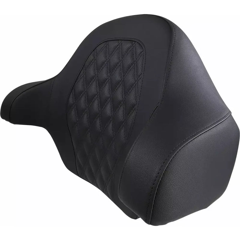 Saddlemen Roadsofa Tour-Pak Backrest for Harley 14-25 Touring (King Tour-Pak) / Lattice Stitch / Black  - Customhoj