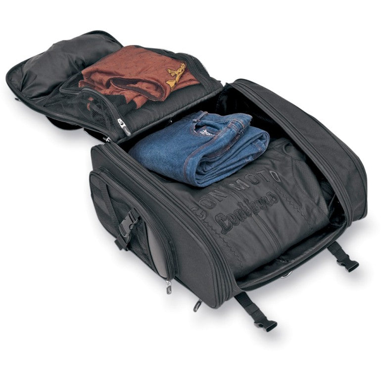 Saddlemen S2200E Expandable Sissy Bar Motorcycle Bag  - Customhoj