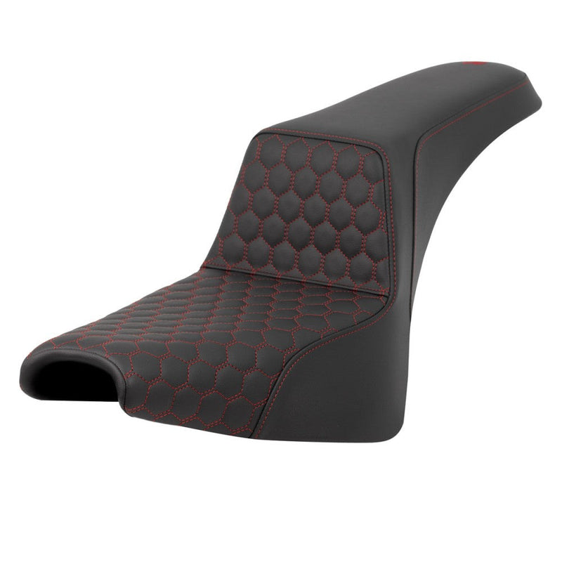 Saddlemen Step-Up Honeycomb for Harley 18-25 Softail Street Bob / Standard / Black / Red  - Customhoj