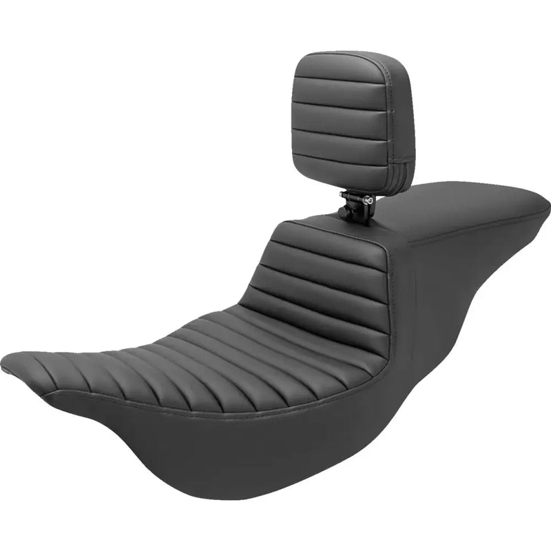 Saddlemen Tour Step-Up Motorcycle Seat for Harley 09-13 Trikes / With Backrest / Tuck-n-Roll  - Customhoj